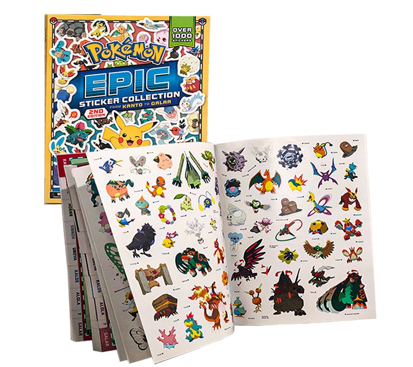 Pokemon Epic Sticker Collection 2nd Edition: From Kanto to Galar